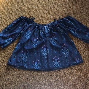 Off the shoulders blouse